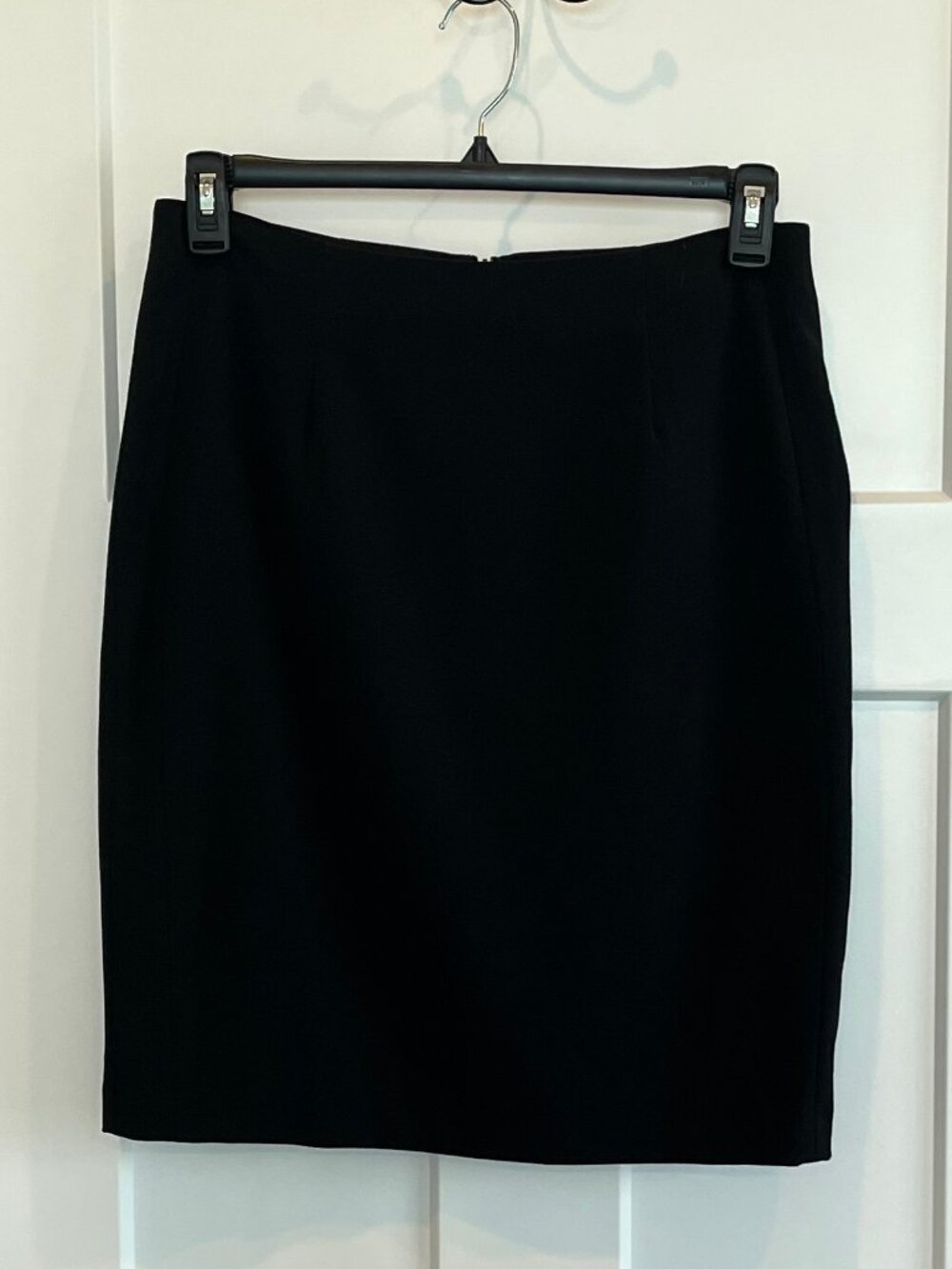 Classic Lined Black Skirt Size 8